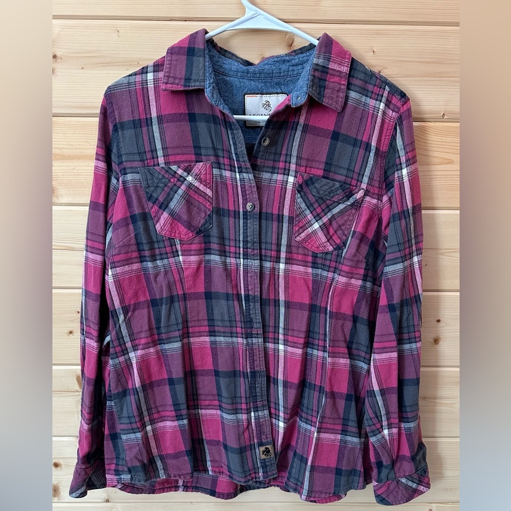 WOMEN'S COTTAGE ESCAPE FLANNEL SHIRT Large